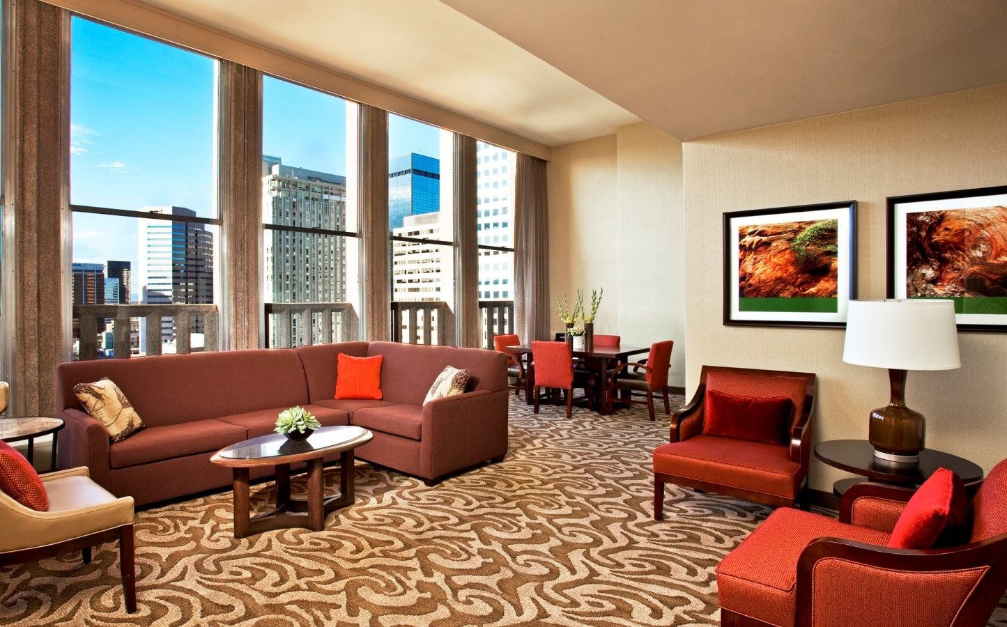 Denver Accommodations Sheraton Downtown Hotel Deluxe Presidential Suite Denver Accommodations